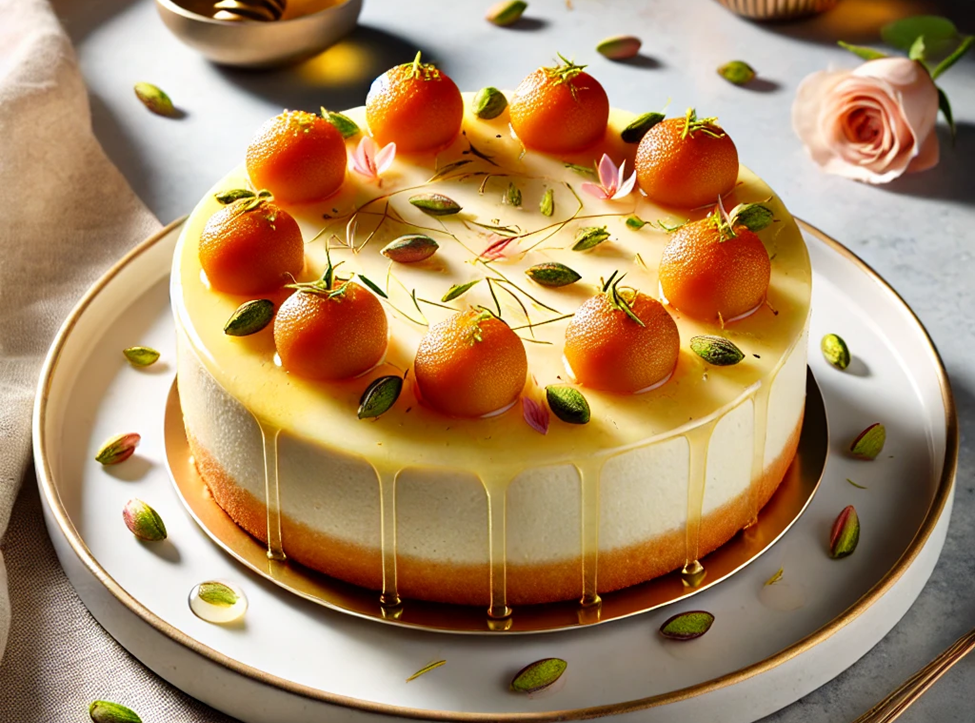 Gulab Jamun Cheesecake Recipe