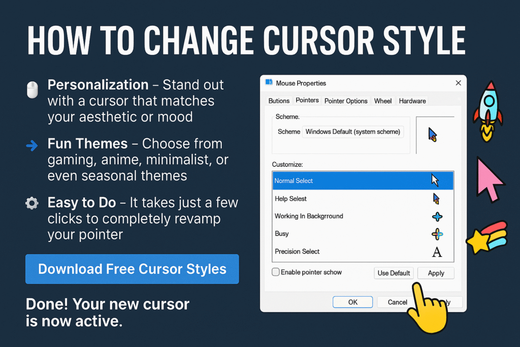 change cursor style
